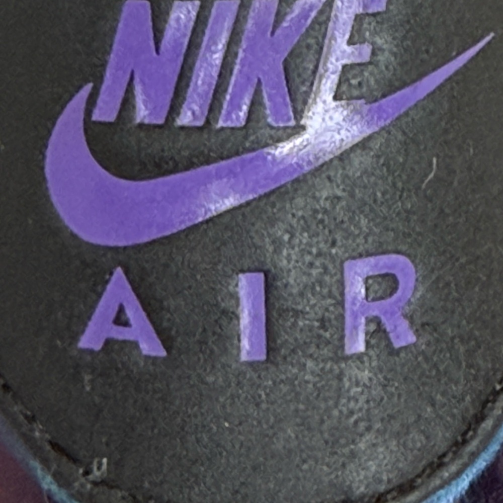 Nike Air Force 1 Low Black Iridescent Purple Chameleon Men’s 8 - Picture 5 of 8